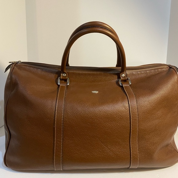 Handbags - Brown Leather Duffel Bag - Made Italy 🇮🇹 Offers Welcomed